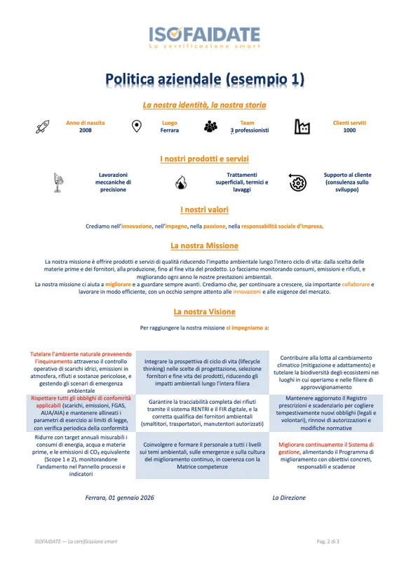 Politica ambientale